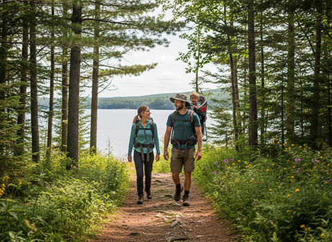 MSebago Lake State Park Trail